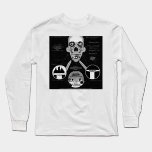 Scientific Diagram of Folk Horror Figure 3 Long Sleeve T-Shirt